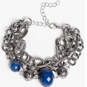 Paparazzi Bracelet - Mega Malibu - Blue Bracelet